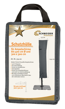 Schneider Schirme Premium-Schutzhülle für Ampelschirme bis 400 cm, schwarz