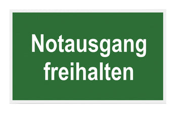 Conmetall Meister Hinweisschild aus Kunststoff grün, 150 x 250 mm
