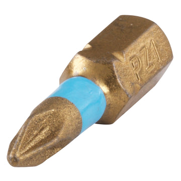 Wolfcraft Bit Diamant PZ Nr. 1, 1/4" Hex, Stahl, Länge 25 mm