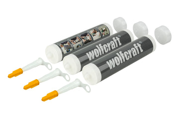 Wolfcraft Leerkartuschen 310 ml für GK-Spachtel, 3 Stück (Zubehör)