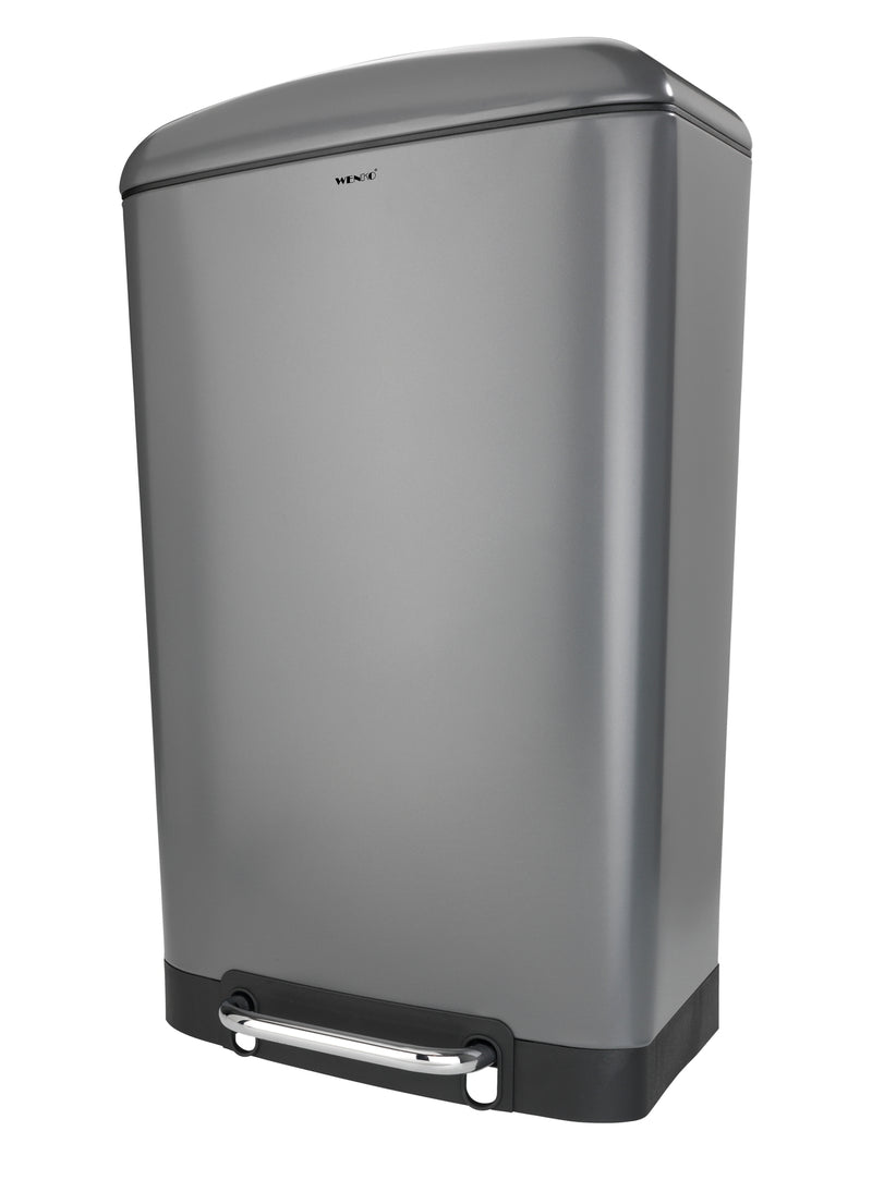 Wenko Treteimer Studio Easy Close in grau, 30 l
