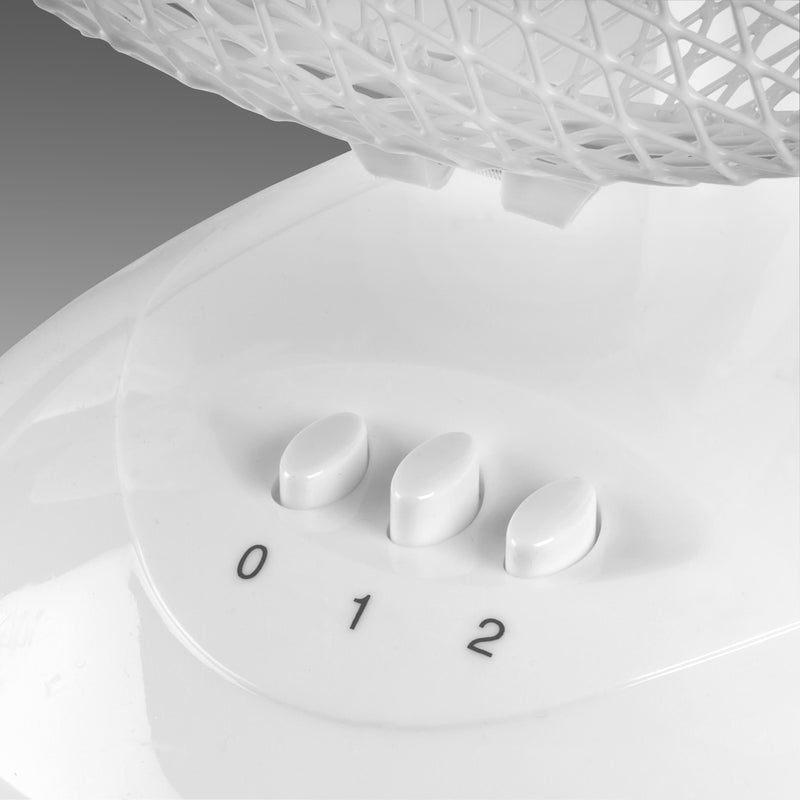 Eurom Tischventilator weiß, Leistungsstufen