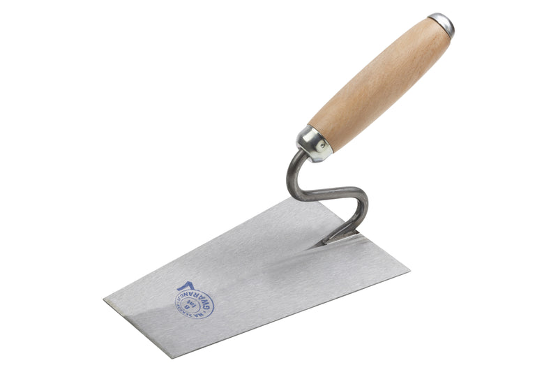 Maurermeister Maurerkelle mit Holzgriff natur und Stahlblatt, 180 mm
