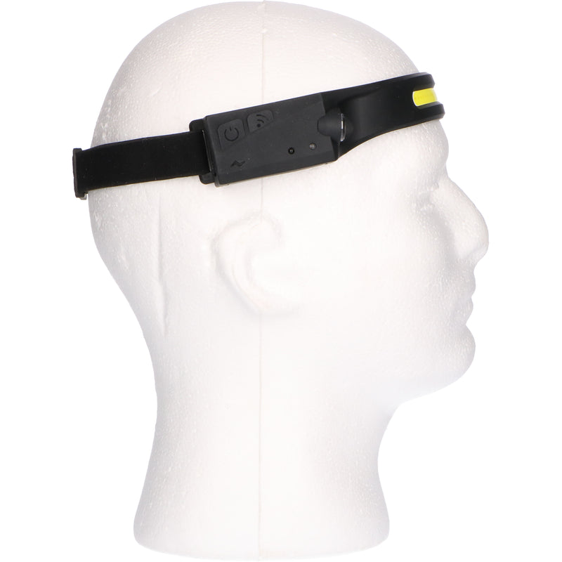 Shada Kopflampe 300 Lm IP44 5W/3W mit Lithium-Ionen Akku und Sensor