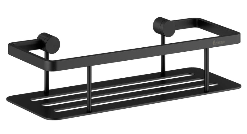 Smedbo Sideline Seifenkorb mit Bodenplatte, schwarz