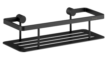 Smedbo Sideline Seifenkorb mit Bodenplatte, schwarz