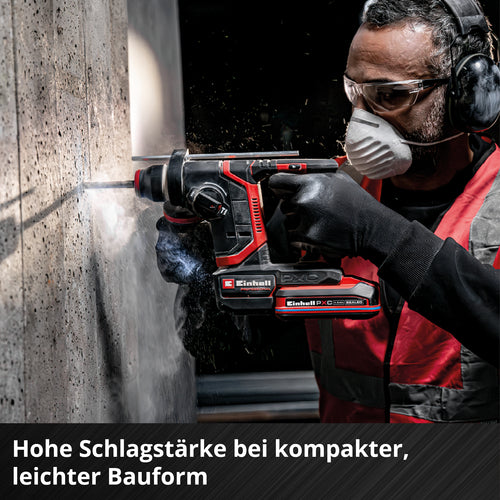 Einhell Professional Akku-Bohrhammer TP-HD 18/17-C (Li-Ion) – Solo