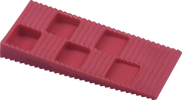 CONNEX Montagekeil aus Kunststoff, rot, 63 x 28 x 8 mm