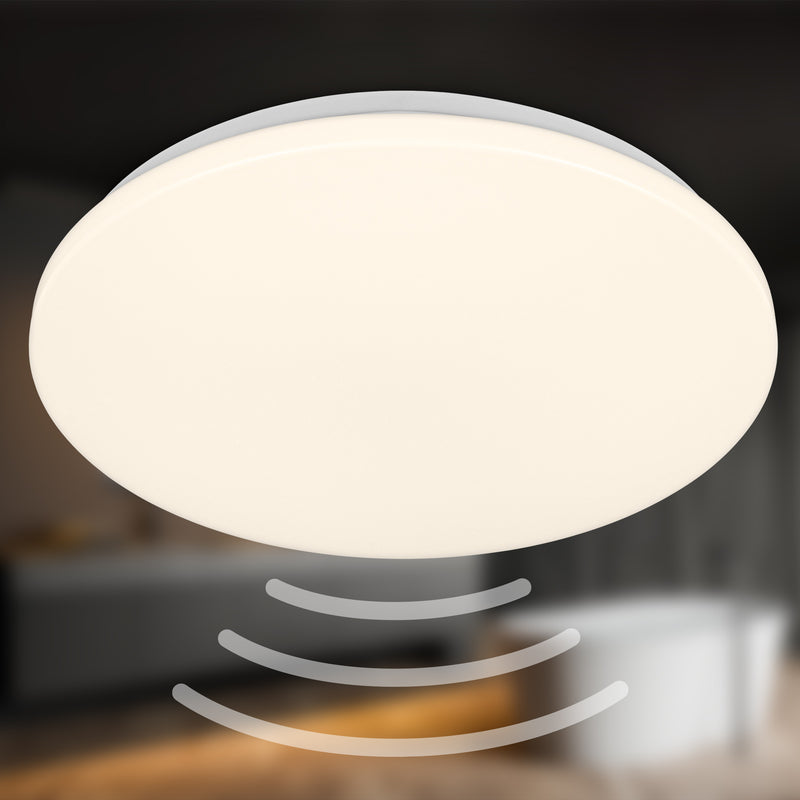 Briloner Deckenleuchte mit Mi-Sensor weiß Ø350 24 W inkl. LED-Platine