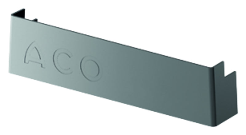 ACO Profiline 2.0 Stirnwand verzinkt für Ablaufrinnen 15,5 x 5 cm