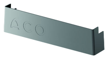 ACO Profiline 2.0 Stirnwand verzinkt für Ablaufrinnen 15,5 x 5 cm