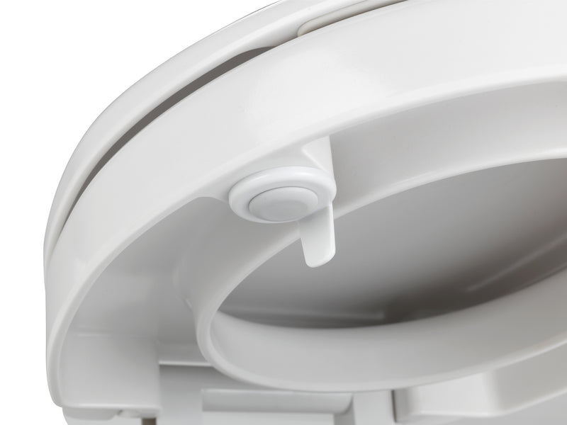 WENKO WC-Sitz Secura Comfort in Weiß aus Duroplast, Easy-Close