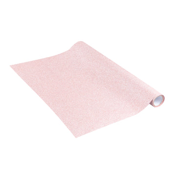 Windhager GF Klebefolie Glitter rose, selbstklebende Dekorfolie 45 cm x 2 m