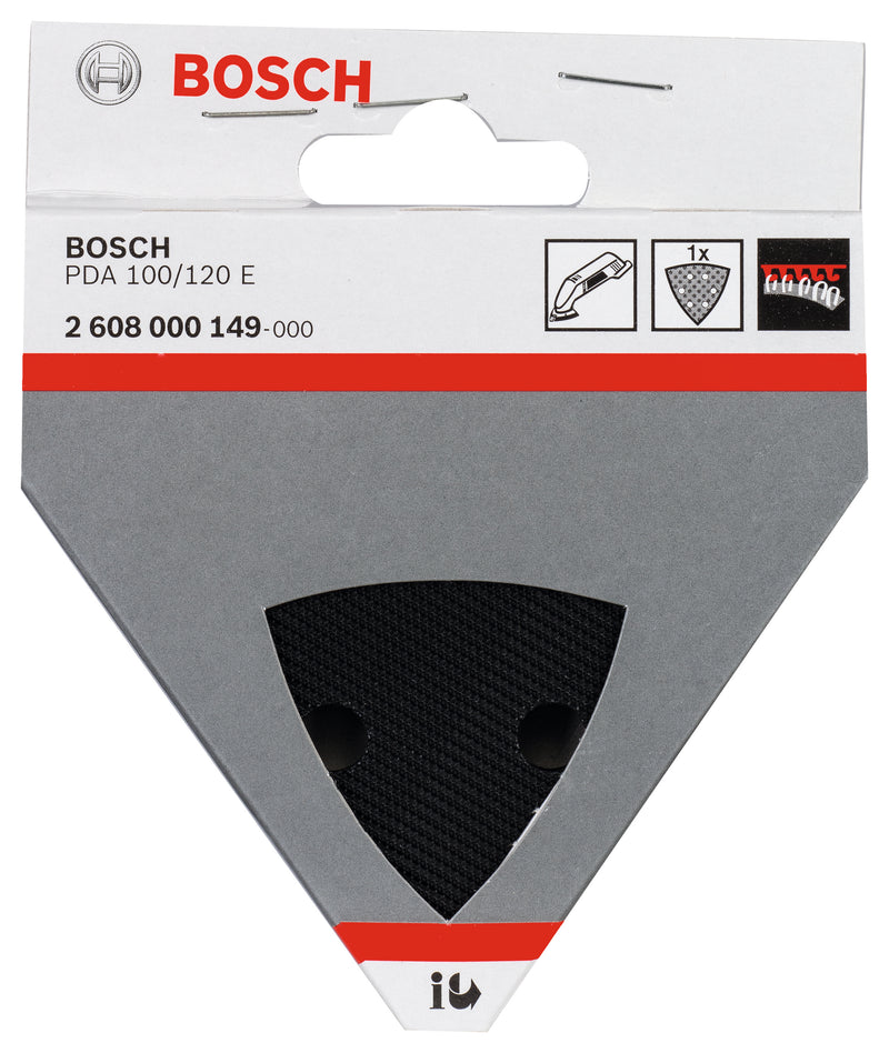 Bosch Schleifplatte mit Kletthaftung dreieckig für PD 100/120 A