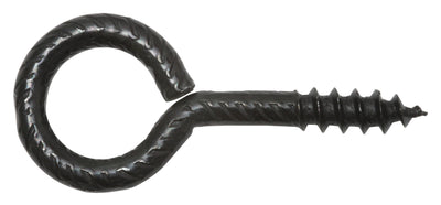 SWG Ringschraube rustikal, schwarz beschichtet, Stahl – (2 Stück)