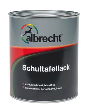 Albrecht Schultafellack RAL 9005 Tiefschwarz, 0,75 l, matt