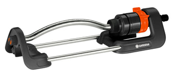 GARDENA Viereckregner Aqua S aus Metall/Kunststoff, grau
