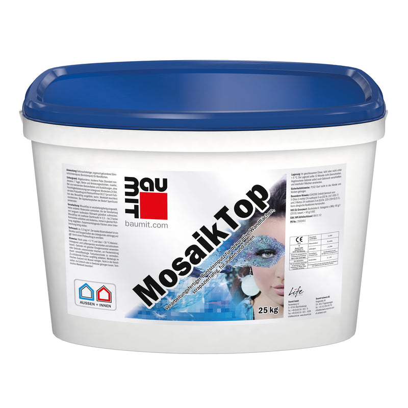 Baumit MosaikTop Buntsteinputz Pastöser Oberputz M 329, 25 kg