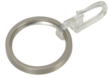 mydeco® Flachring-Set mit Faltenlegehaken, Edelstahl 16 mm, 10 St.