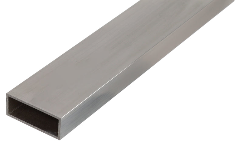 GAH ALBERTS Rechteckrohr aus Aluminium natur blank, 50 x 20 x 2 x 1000 mm