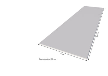 Knauf Gipskarton-Verbundplatte mit EPS (HRK), 30 mm, 2600x600 mm