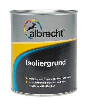 albrecht Isoliergrund weiß matt für innen, deckender Isolierfarbe