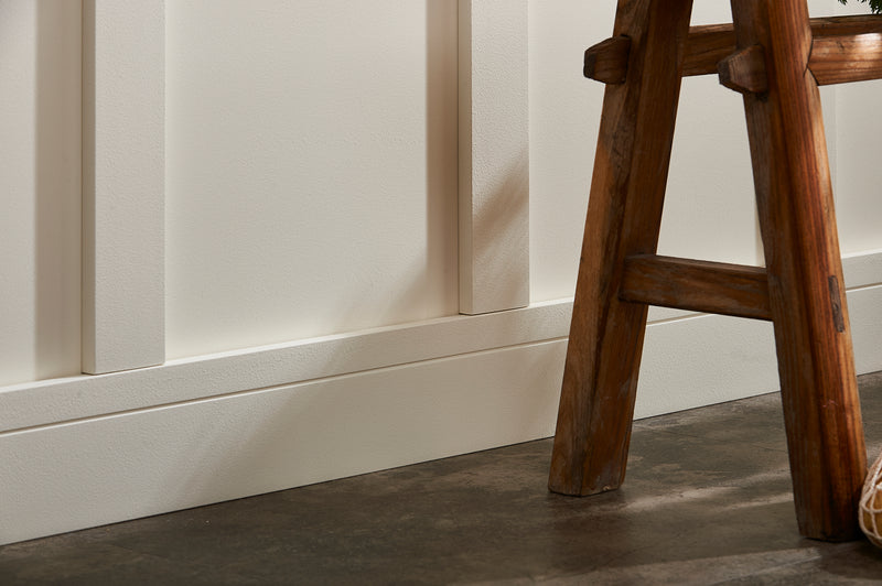 NMC Fußleiste HDP Decoflair C12, weiß, Kunststoff, 2 m Länge (110x15 mm)