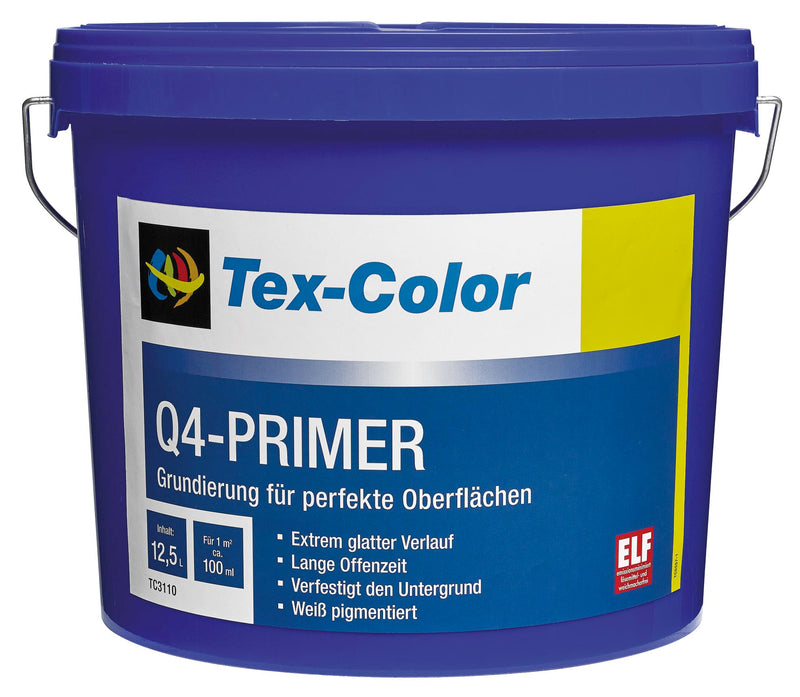 MEFFERT Q4-Primer TexColor TC3110, 12,5 l, semitransparent weiß