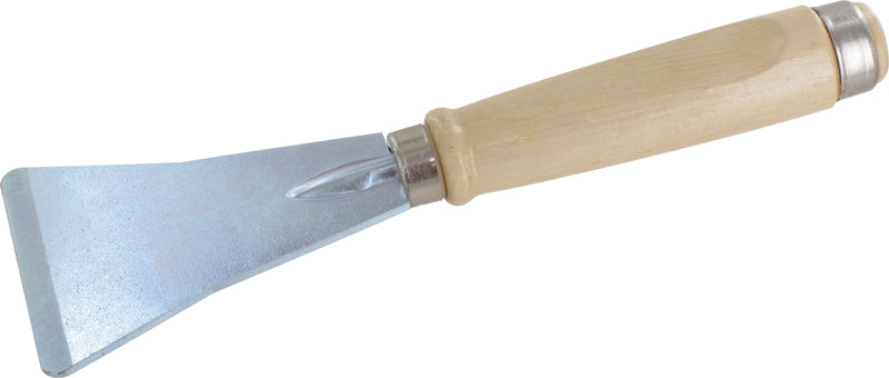 TRIUSO Betonsstemmspachtel mit Holzgriff, 60 mm Breite