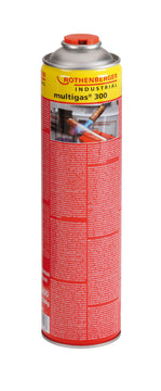 ROTHENBERGER Multigas 300 Propan/Butan Kartusche, 600 ml