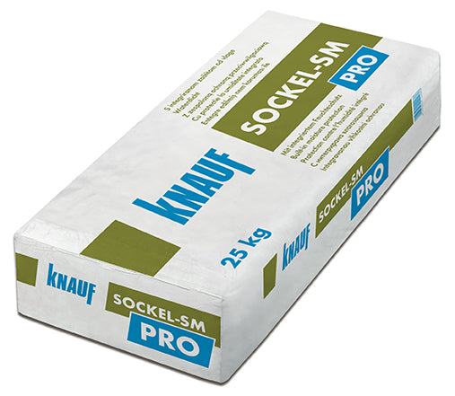 Knauf Sockel SM Pro 25 kg Klebe-, Armier- u. Oberputz grau