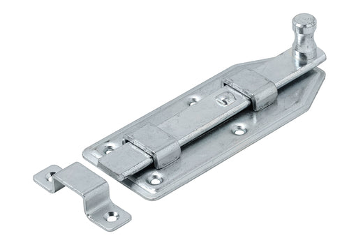 VORMANN Türknopfriegel gerade aus Stahl, verzinkt, mit Schlaufe