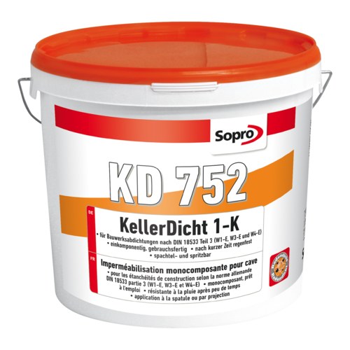 Sopro KellerDicht 1K KD 752 Bitumendickbeschichtung schwarz, 30 l