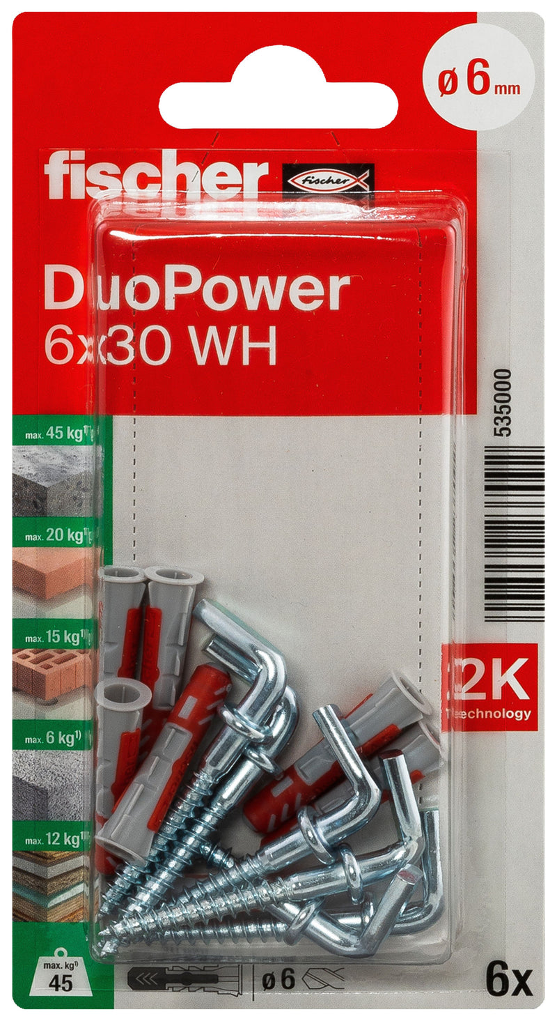 fischer DuoPower Universaldübel Mauerwerksdübel WH K
