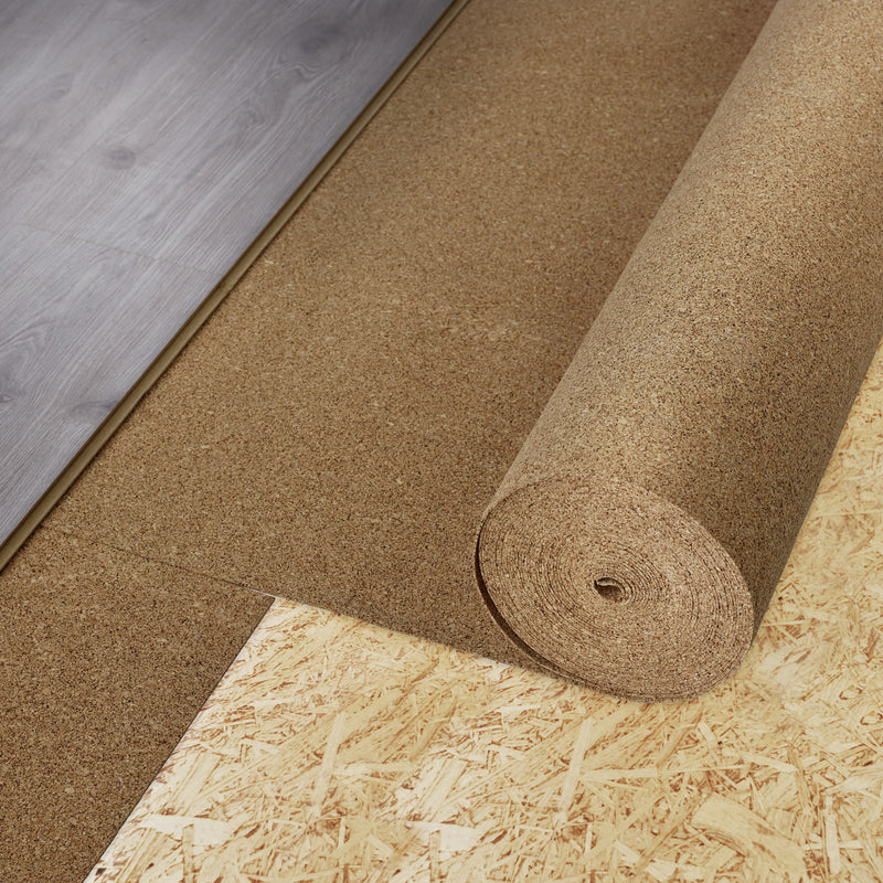 Parkettfreund Unterlage Natural Kork aus Holzfaser, 2,0 mm
