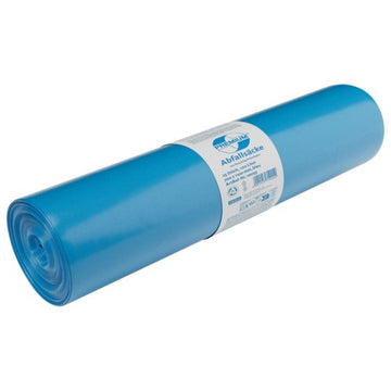 DEISS Abfallsack PREMI, 120 l, blau, 100% Recycling-PE, 25 St./Rolle