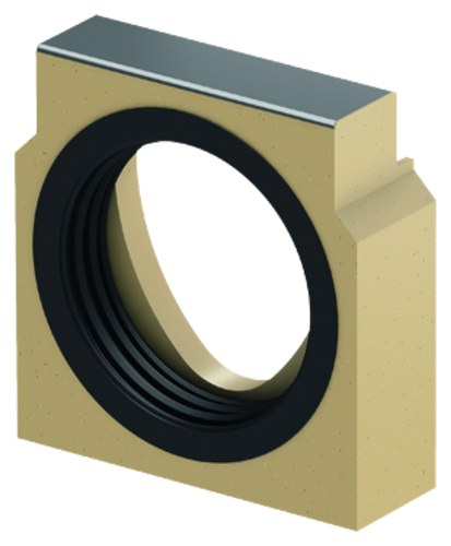 ACO DRAIN® Multiline Seal in V100S Stirnwand aus Polymerbeton (Beton) für DN 100