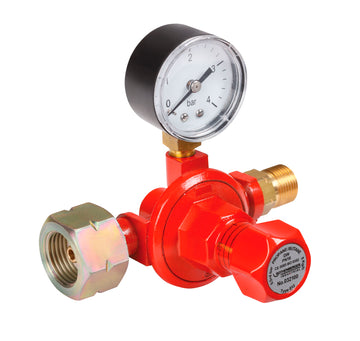 ROTHENBERGER Propan Druckminderer mit Manometer, 0,5–4 bar