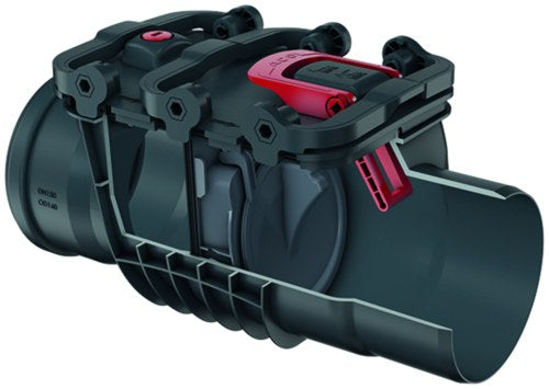 ACO Triplex Einfachrückstauverschluss DN150 Typ 1 mit Klappe & Notverschluss