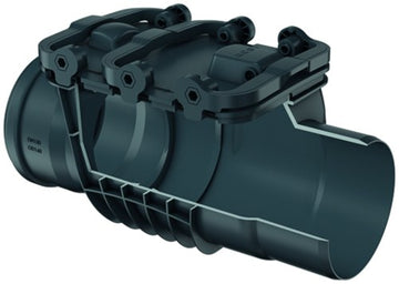 ACO Reinigungsrohr Triplex DN150 für freiliegende Rohrleitung aus Kunststoff