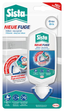SISTA Neue Fuge grau, Dichtstoff für alle alten Fugen, 80 ml