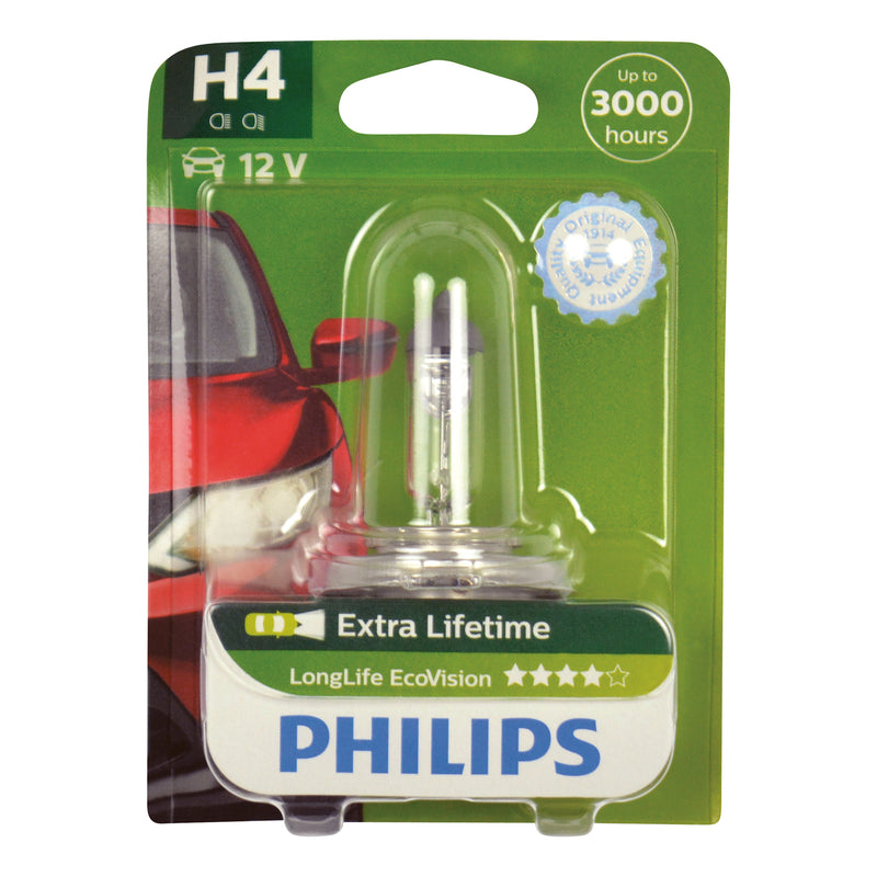 PHILIPS Autolampe H4 LongLife EcoVision 1st