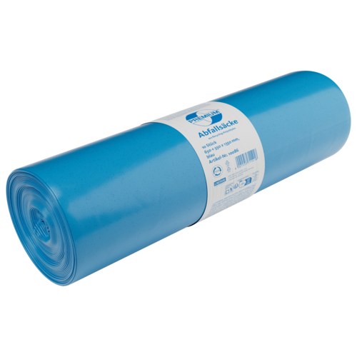 DEISS Abfallsack PREMIUM Typ 80, 240 l, blau, LDPE, 10 St./Rolle