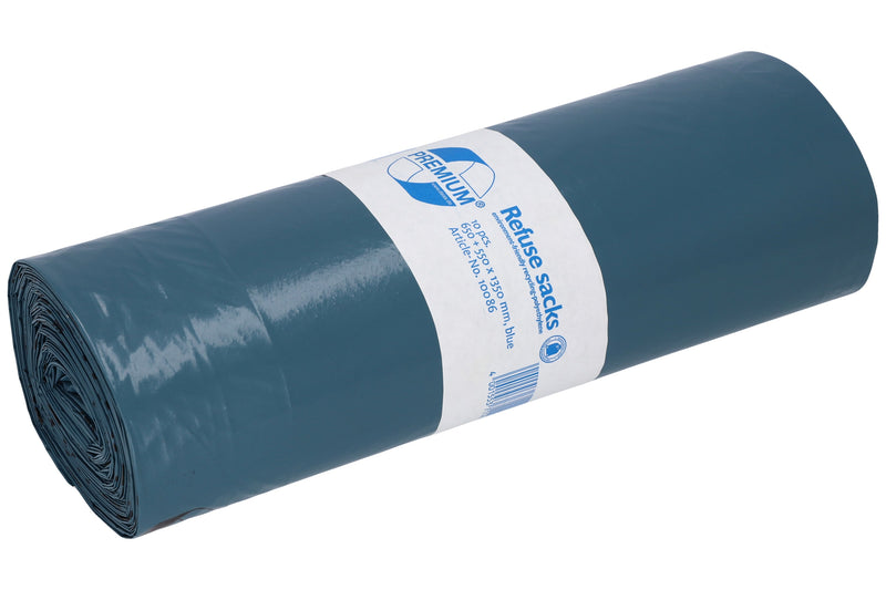 DEISS Abfallsack PREMIUM Typ 80, 240 l, blau, LDPE, 10 St./Rolle