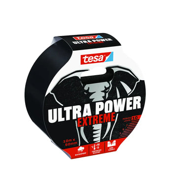 Tesa Ultra Power Extreme schwarzes Gewebeband, 50 mm x 10 m