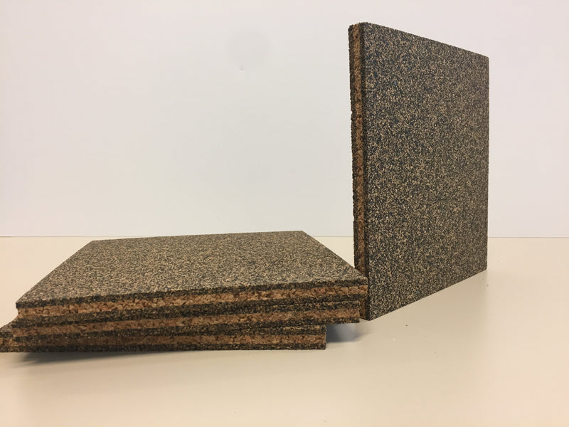 NMC NomaRub Antirutschmatte braun 150 x 150 mm, 10 mm stark (4er-Set)