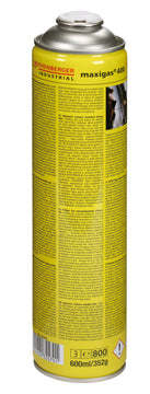 ROTHENBERGER Maxigas 400 Schweißgas Kartusche, 600 ml
