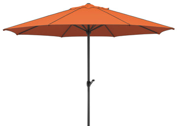 Schneider Schirme Adria Mittel mastschirm in Terracotta/Anthrazitgrau, 350 cm