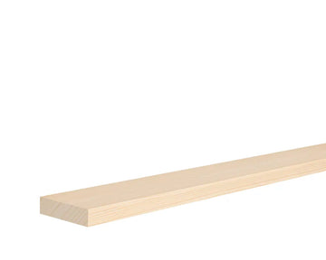 OSMO Rechteck-Leiste Kiefer astrein massiv, roh 14x57x2400 mm
