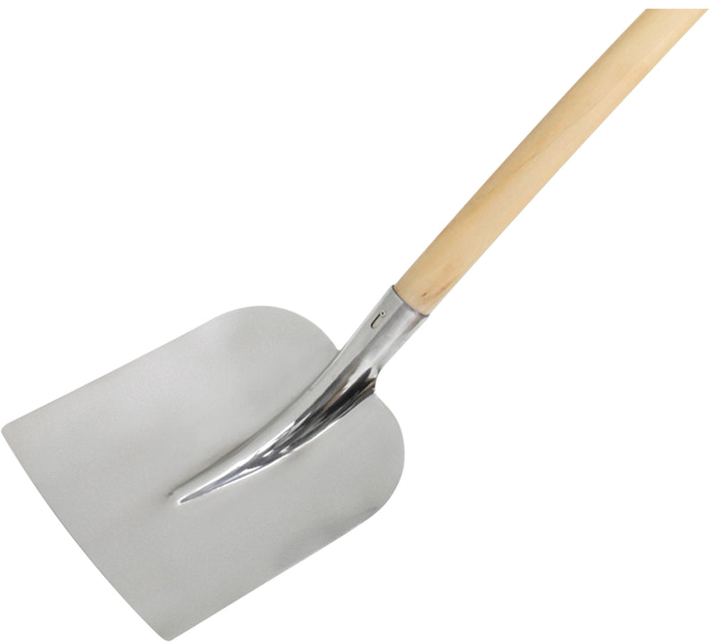 MEISTER Edelstahlschaufel mit Stiel, silber, Schaufelkopf aus Edelstahl